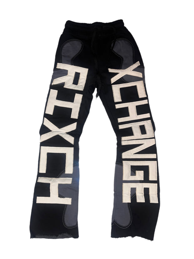 Black RixchXchange Flared pants